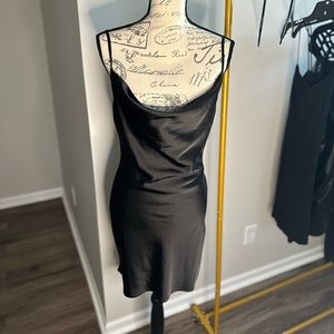 Short Satin Slip Dress